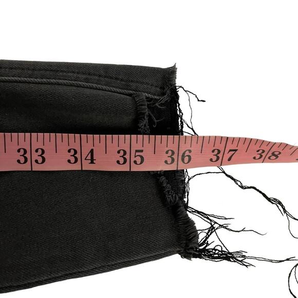 Sam Edelman Stiletto High Rise Skinny Frayed Hem Jeans - Picture 8 of 8